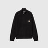 Carhartt WIP Detroit Half Zip Sweater - Black - Front