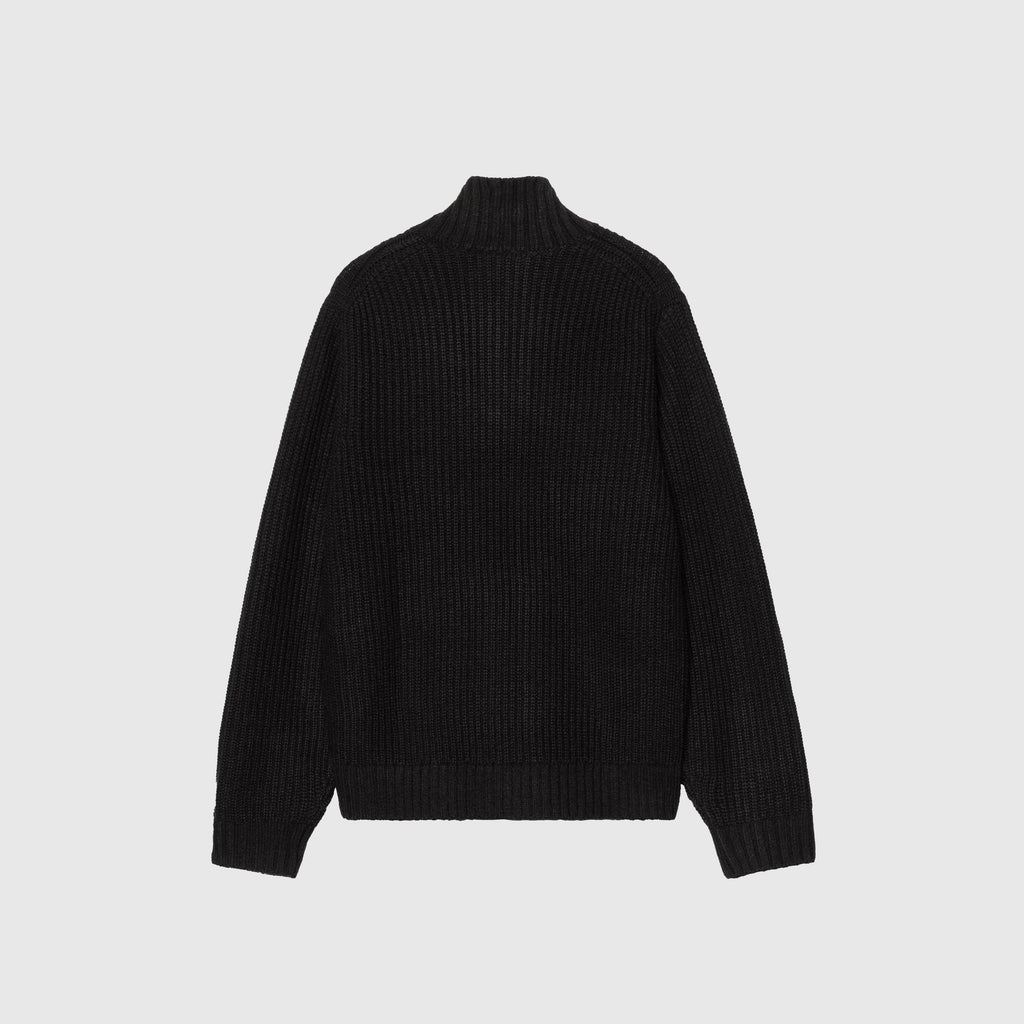 Carhartt WIP Detroit Half Zip Sweater - Black - Back