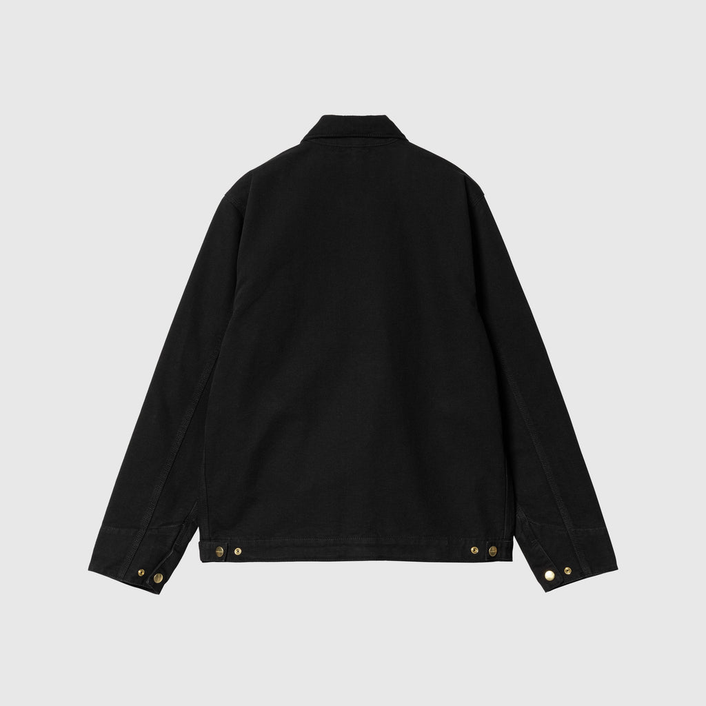 Carhartt WIP Detroit Jacket - Black / Black Aged Canvas