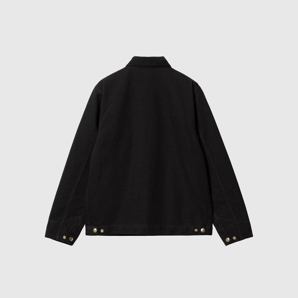 Carhartt WIP Detroit Jacket - Black / Black Rinsed - Back