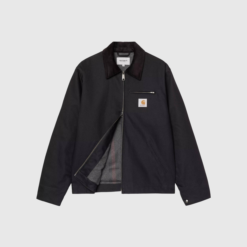 Carhartt WIP Detroit Jacket - Dark Navy / Black Rigid - Front Open