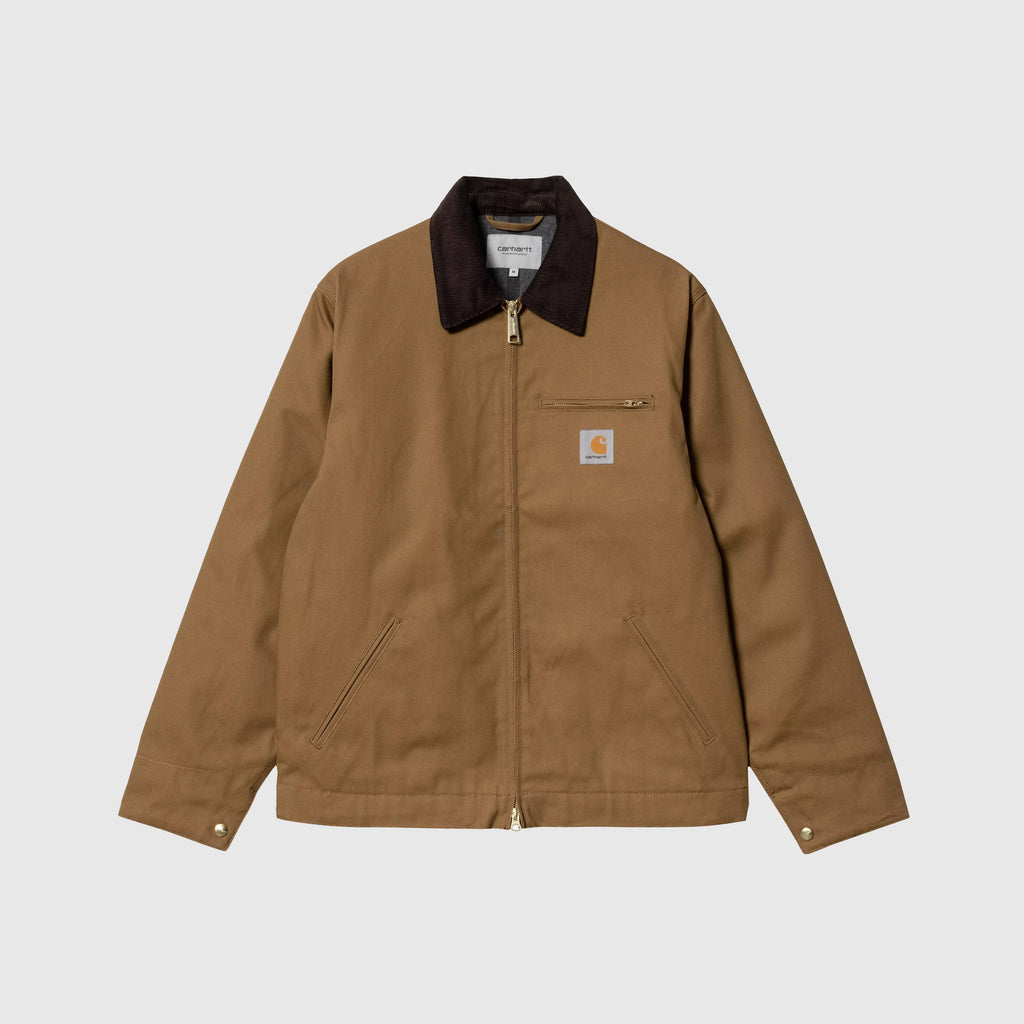 Carhartt WIP Detroit Jacket - Hamilton Brown / Tobacco Rigid - Front