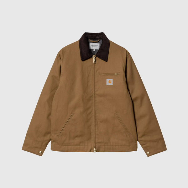 Carhartt WIP Detroit Jacket - Hamilton Brown / Tobacco Rigid - Front