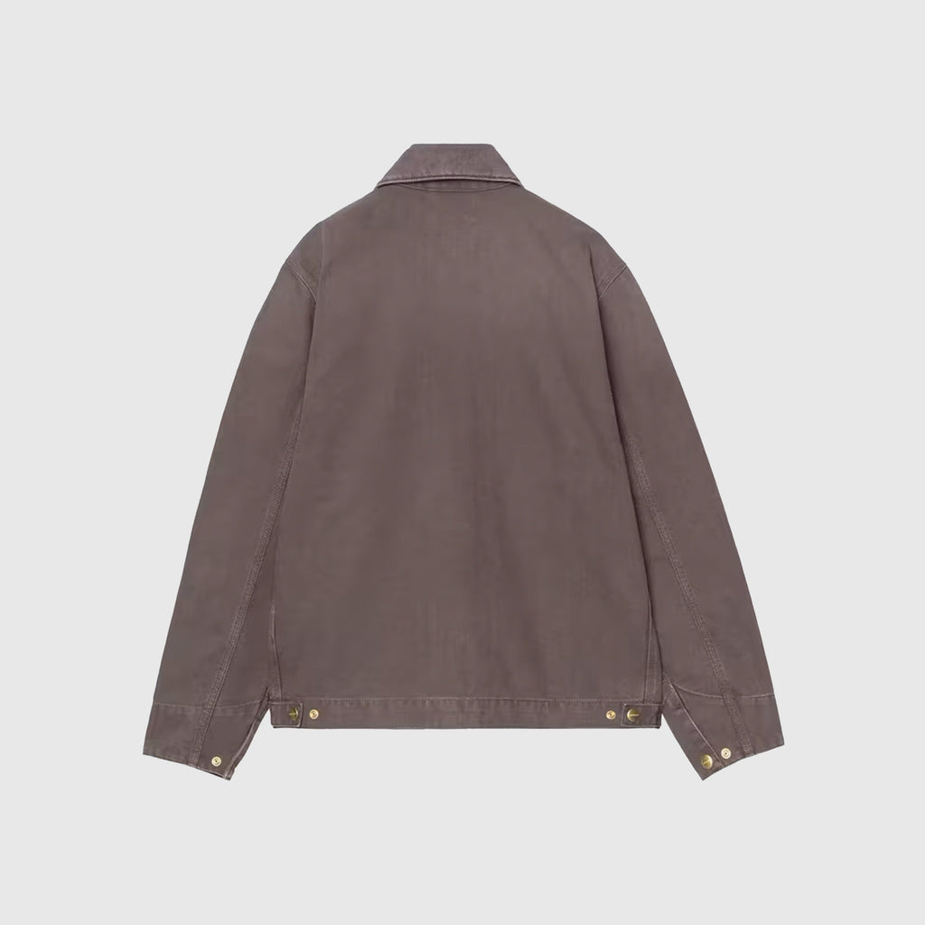 Carhartt WIP Detroit Jacket - Shale / Shale Stone Canvas - Back