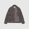 Carhartt WIP Duck Detroit Jacket - Camo Duck Green / Porphyr Garment Dyed - Front Open