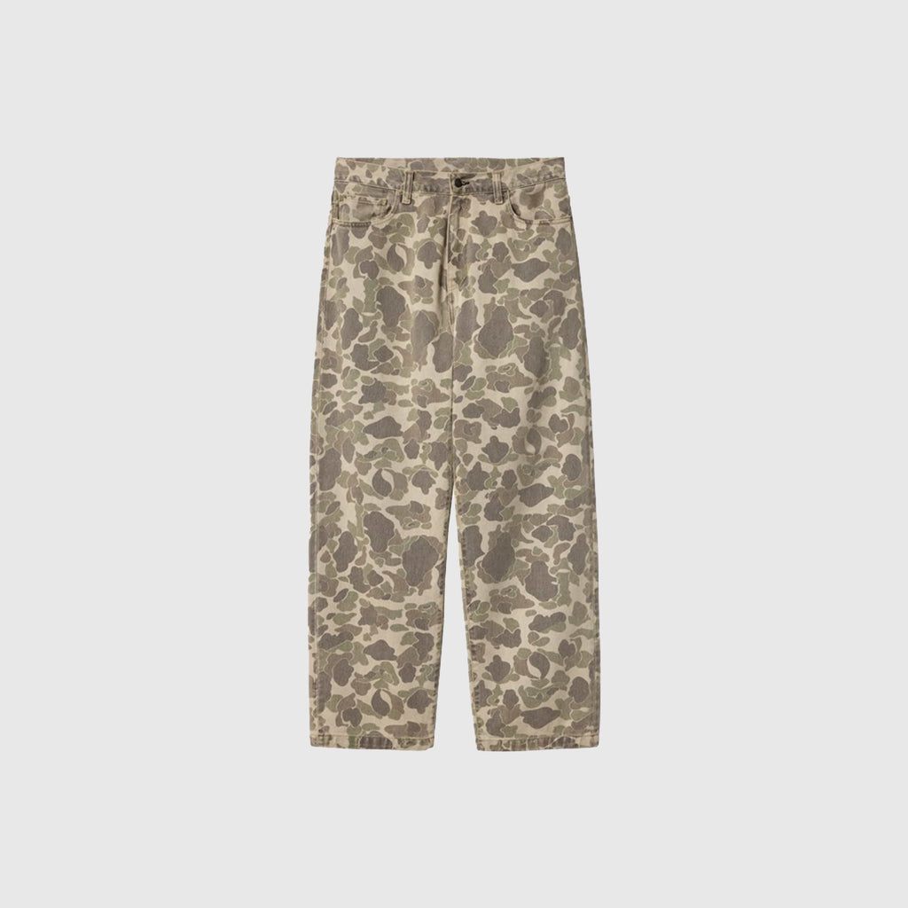 Carhartt WIP Duck Landon Pant - Camo Duck / Black Bleached - Front