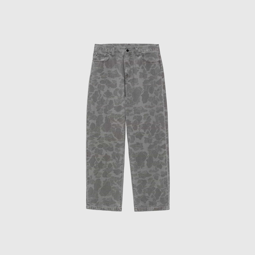 Carhartt WIP Duck Landon Pant - Camo Duck / Black Heavy Bleached - Front