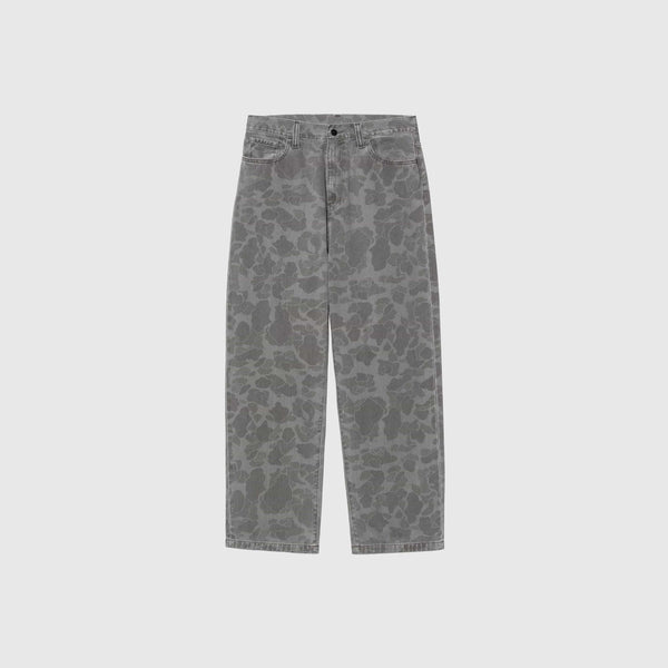 Carhartt WIP Duck Landon Pant - Camo Duck / Black Heavy Bleached - Front