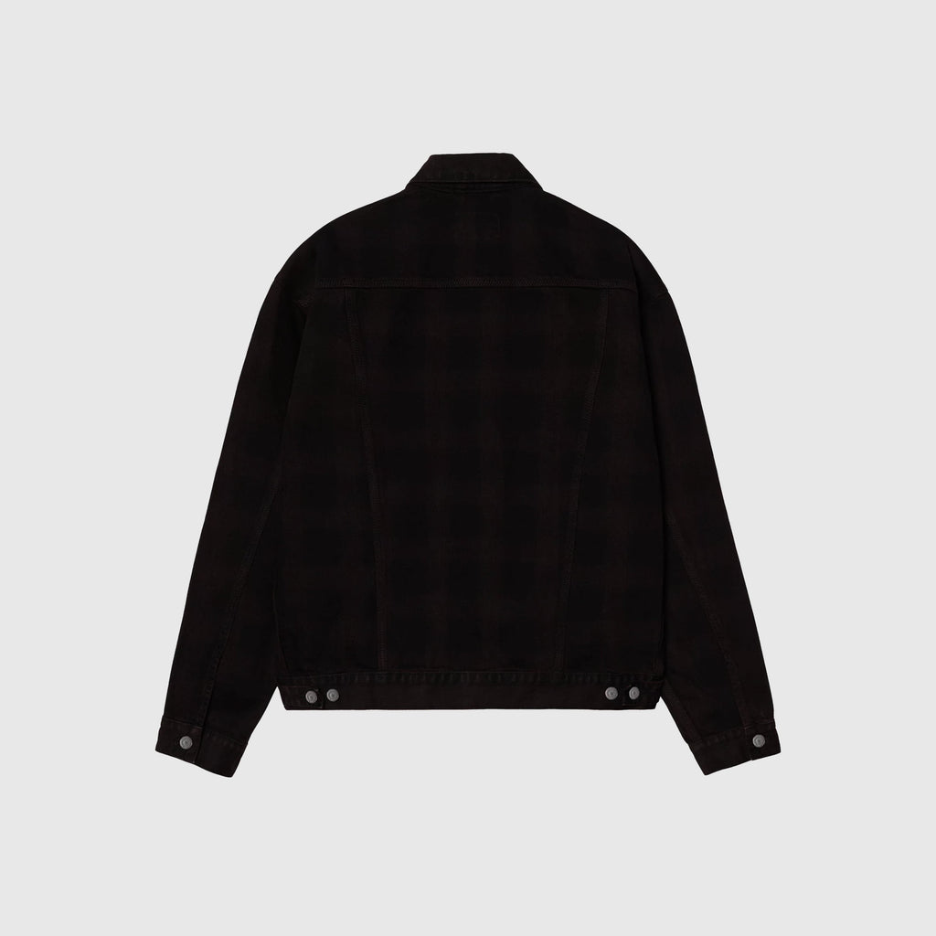 Carhartt WIP Everson Trucker Jacket - Black / Palisander Garment Washed - Back