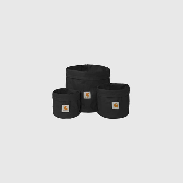 Carhartt WIP Groundworks Planter Set - Black - Front