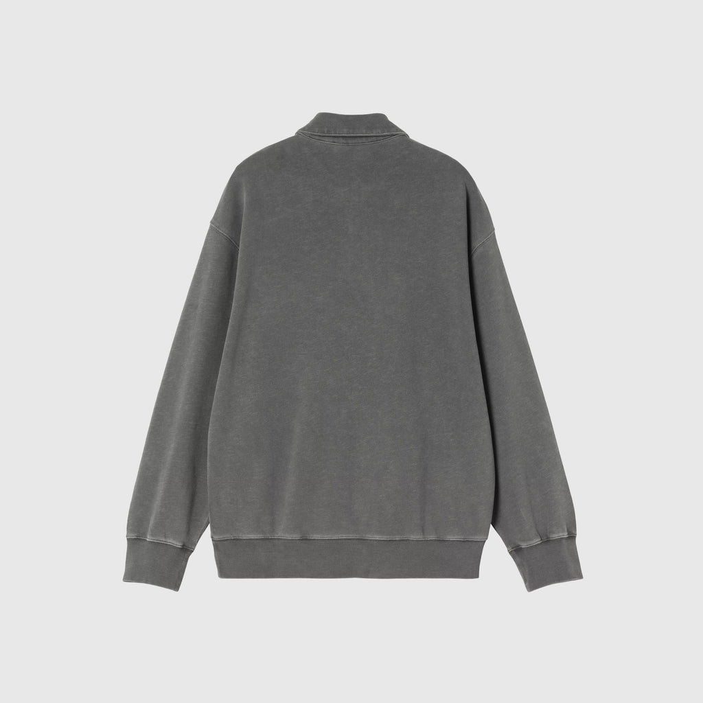 Carhartt WIP Harper Polo - Black Garment Dyed - Back