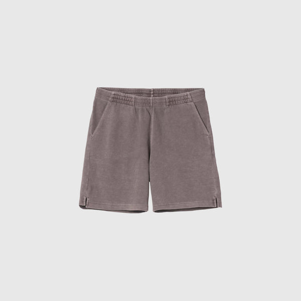 Carhartt WIP Harper Sweat Short - Tobacco Garment Dyed - Front