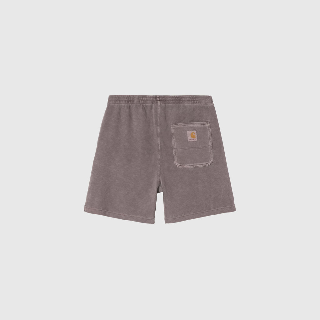 Carhartt WIP Harper Sweat Short - Tobacco Garment Dyed - Back