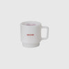 Carhartt WIP Heart Glass Mug - White - Back
