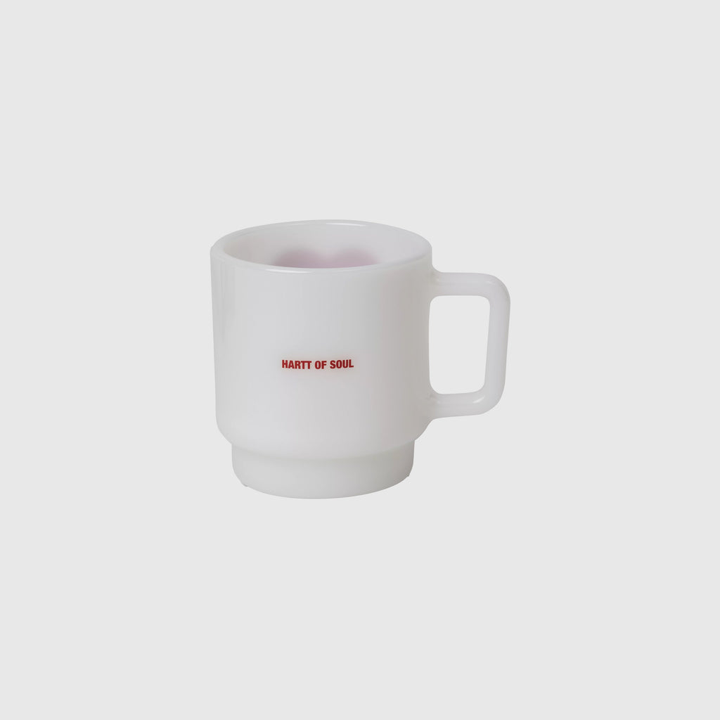 Carhartt WIP Heart Glass Mug - White - Back