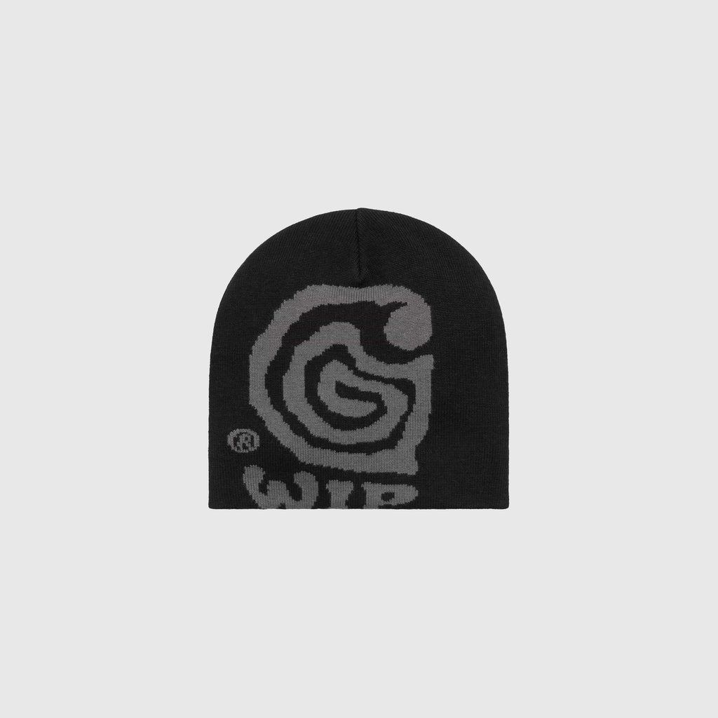 Carhartt WIP Helix Beanie - Black / Porphyry - Front