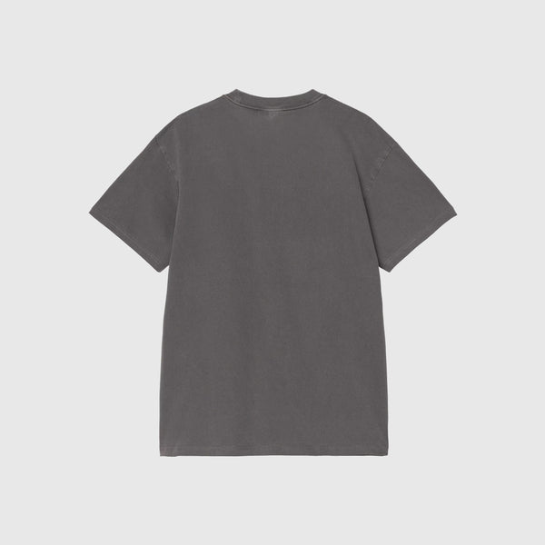 Carhartt WIP Helix Redux Tee - Black Garment Dyed - Back