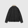 Carhartt WIP Herald Jacket - Black / Wall Stone Washed - Back