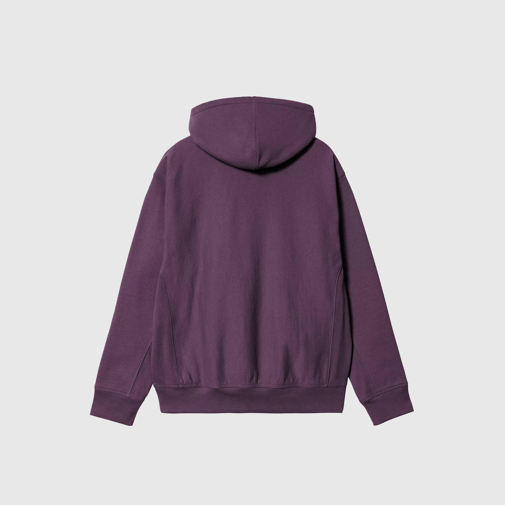 Carhartt WIP Hooded American Script Jacket - Huckleberry - Back