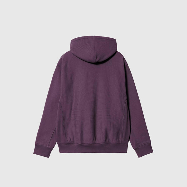 Carhartt WIP Hooded American Script Jacket - Huckleberry - Back
