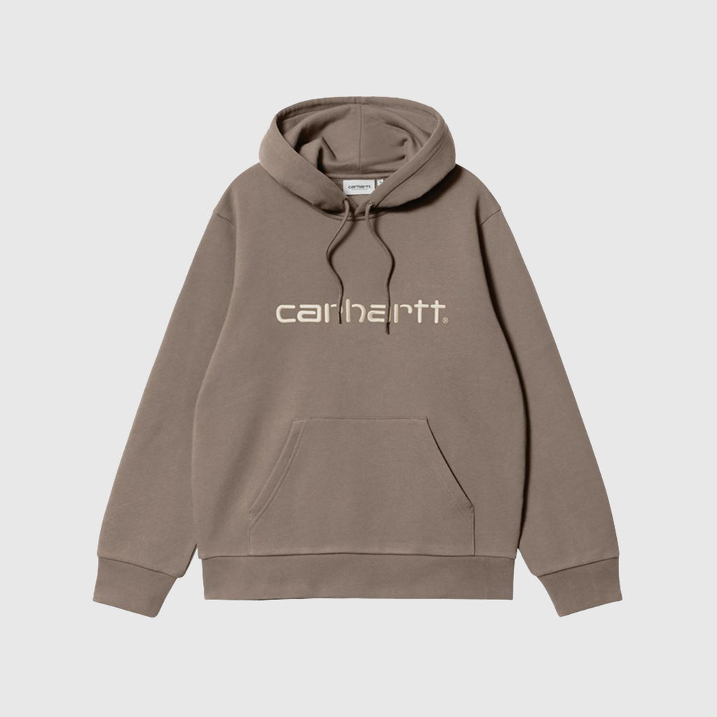Carhartt WIP Hooded Carhartt Sweat - Branch / Rattan - Front