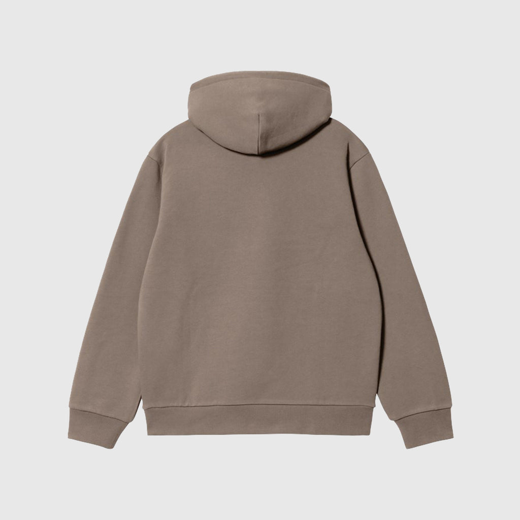 Carhartt WIP Hooded Carhartt Sweat - Branch / Rattan - Back