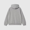 Carhartt WIP Hooded Carhartt Sweat - Grey Heather / Chervil - Back