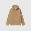 Carhartt WIP Hooded Chase Sweat - Peanut / Gold - Front