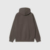 Carhartt WIP Hooded Chase Sweat - Shungite / Gold - Back