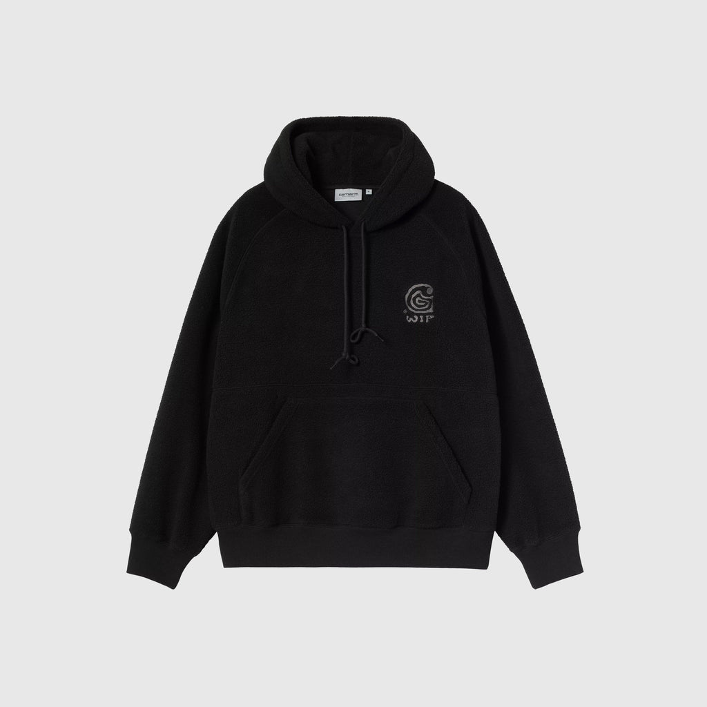 Carhartt WIP Hooded Helix Sweat - Black / Porphyry - Front