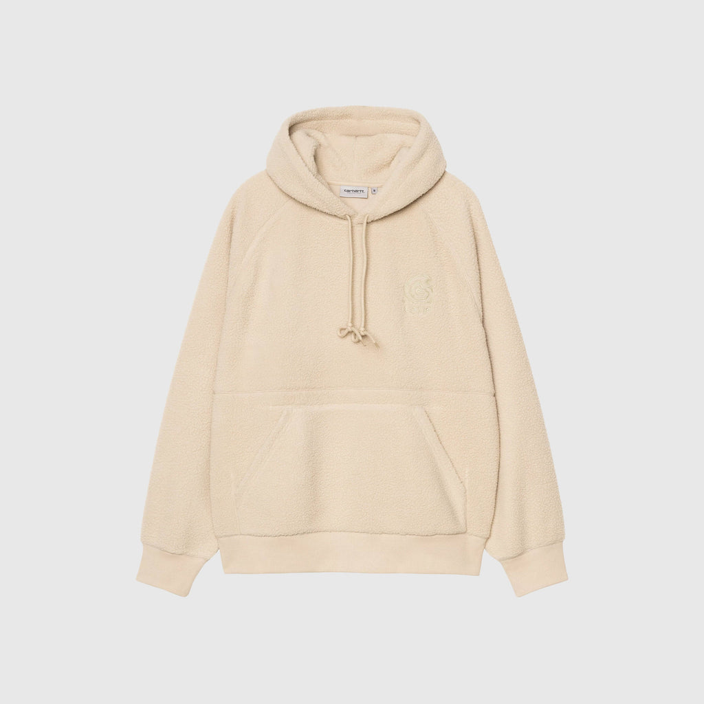 Carhartt WIP Hooded Helix Sweat - Fleur De Sel / Wall - Front