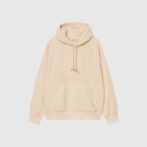 Carhartt WIP Hooded Helix Sweat - Fleur De Sel / Wall - Front
