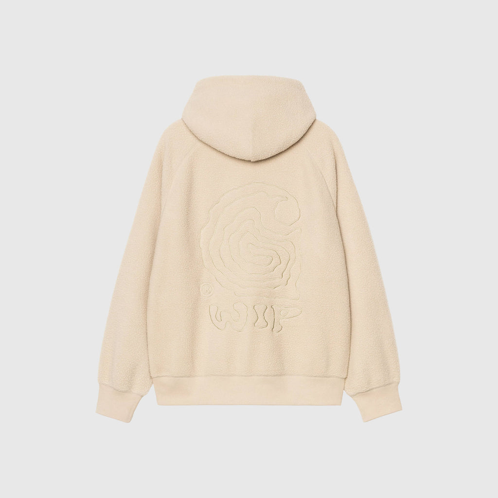 Carhartt WIP Hooded Helix Sweat - Fleur De Sel / Wall - Back