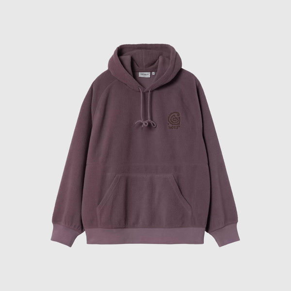 Carhartt WIP Hooded Helix Sweat - Phlox / Palisander - Front