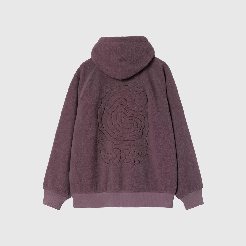 Carhartt WIP Hooded Helix Sweat - Phlox / Palisander - Back