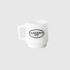 Carhartt WIP Hugging Cats Glass Mug - White - Front