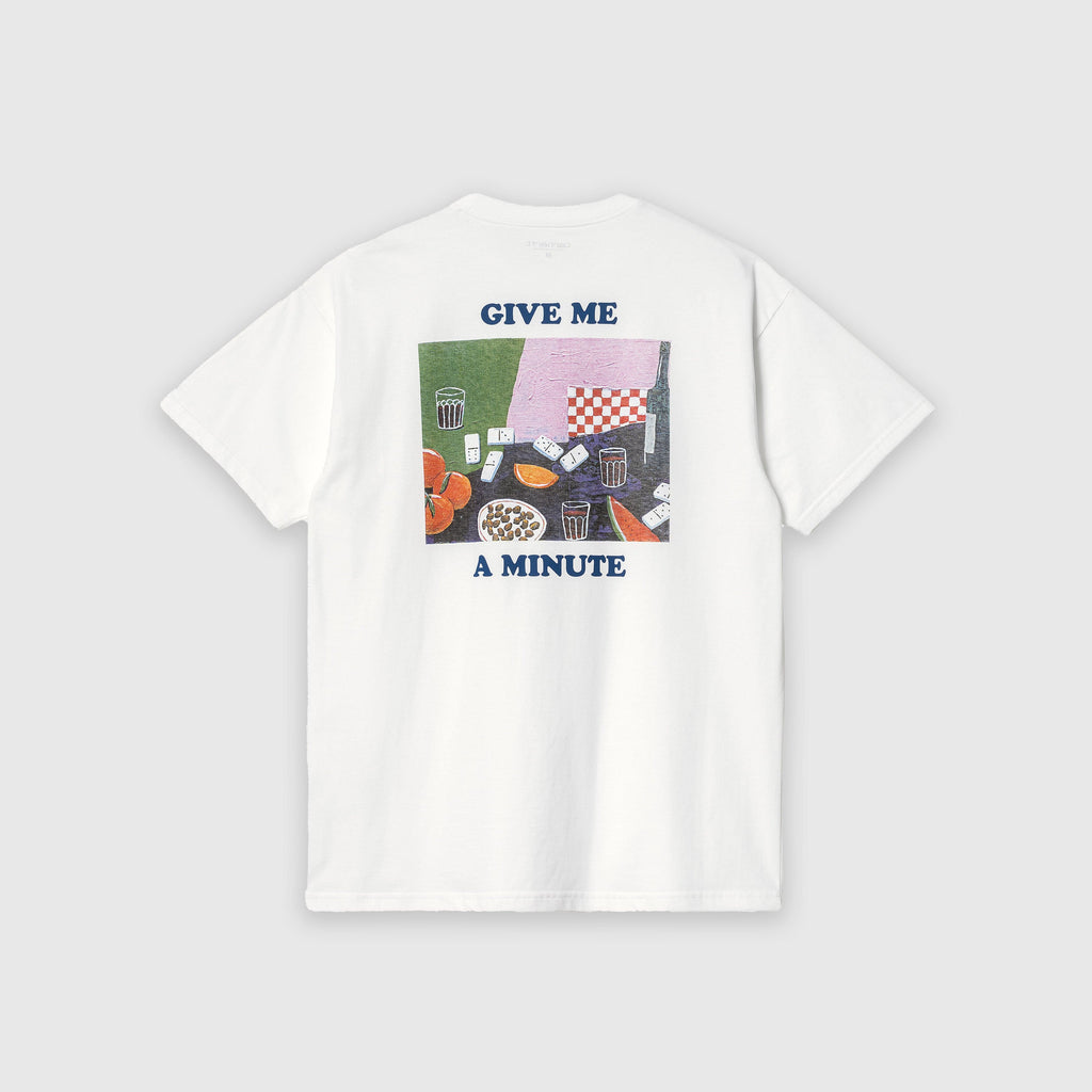Carhartt WIP Isis Maria Dinner Tee - White - Back