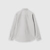 Carhartt WIP L/S Bolton Shirt - Sonic Siver Garment Dyed - Back