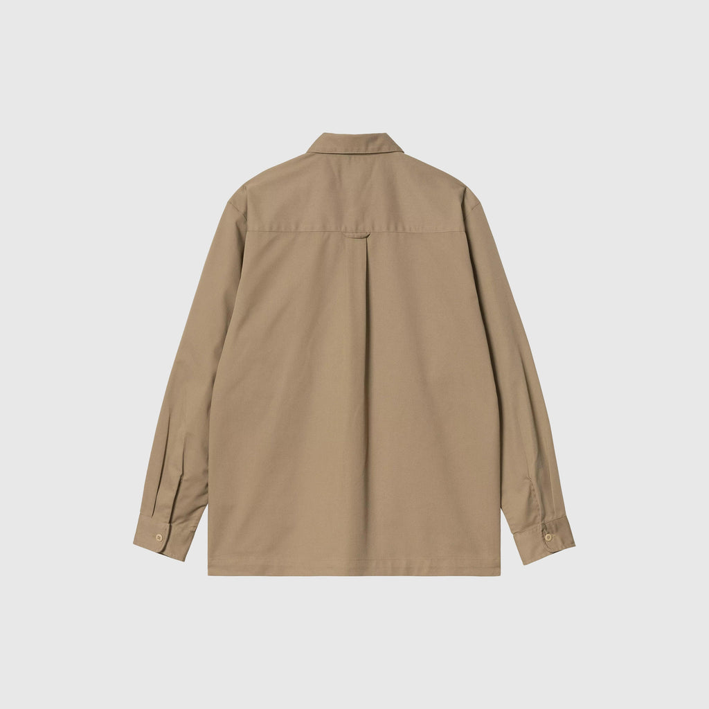 Carhartt WIP L/S Craft Shirt - Leather - Back