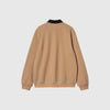 Carhartt WIP L/S Vance Rugby Shirt - Peanut / Black - Back