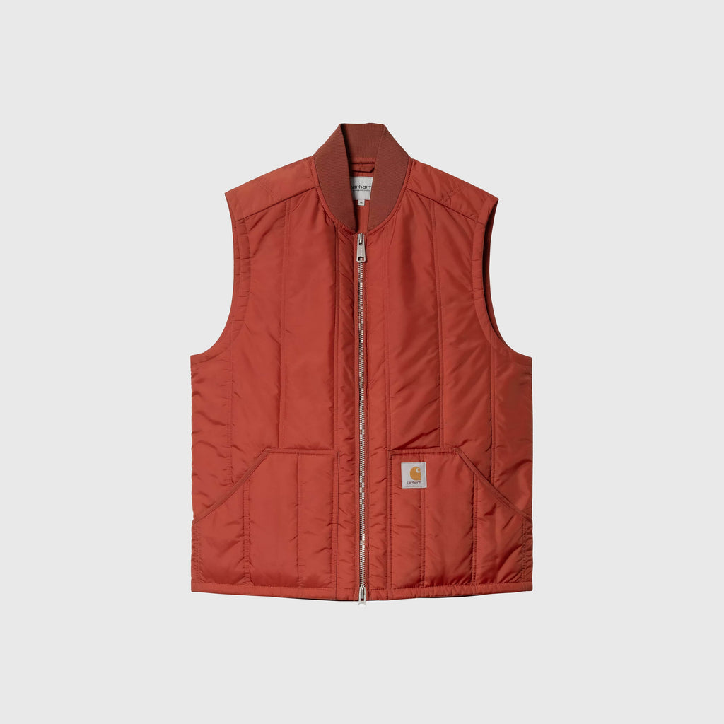 Carhartt WIP Lachlan Vest Liner - Vermillion - Front