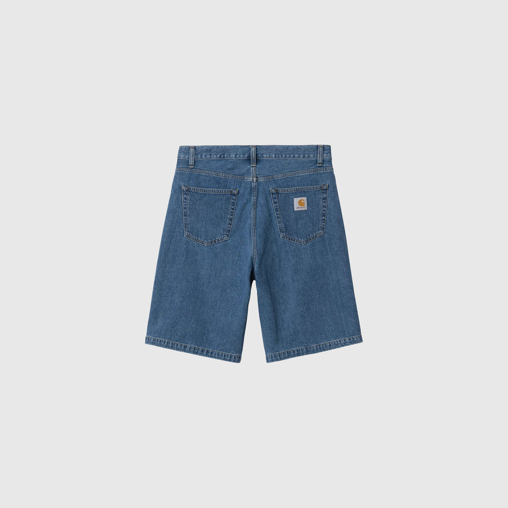 Carhartt WIP Landon Short - Blue Heavy Stone Wash - Back
