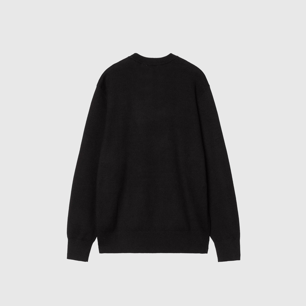 Carhartt WIP Library College Sweater - Black - Back