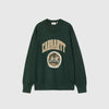 Carhartt WIP Library College Sweater - Conifer - Front