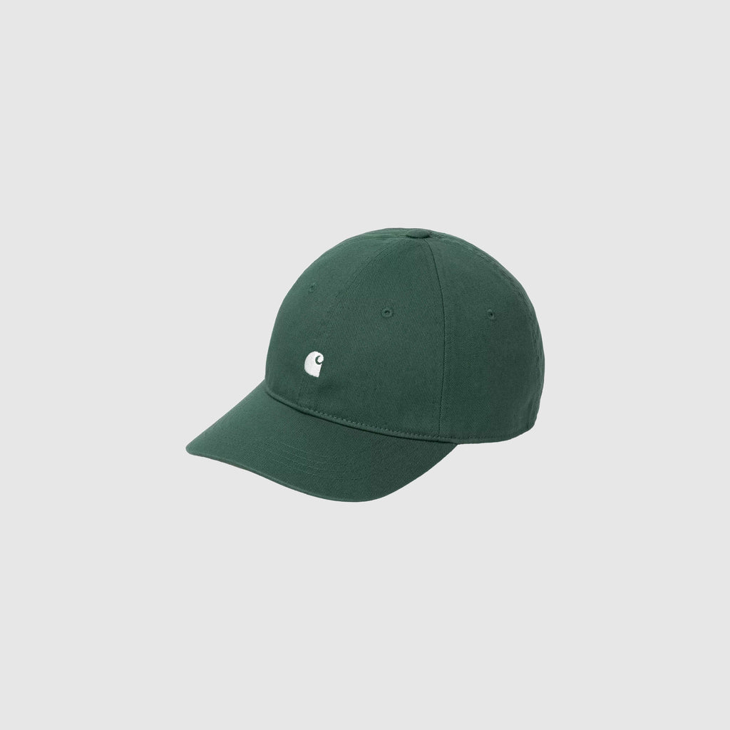 Carhartt WIP Madison Logo Cap - Dark Fir / Wax - Front