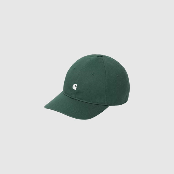 Carhartt WIP Madison Logo Cap - Dark Fir / Wax - Front