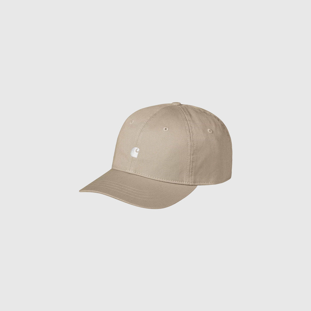 Carhartt WIP Madison Logo Cap - Fleur De Sel / Wax - Front