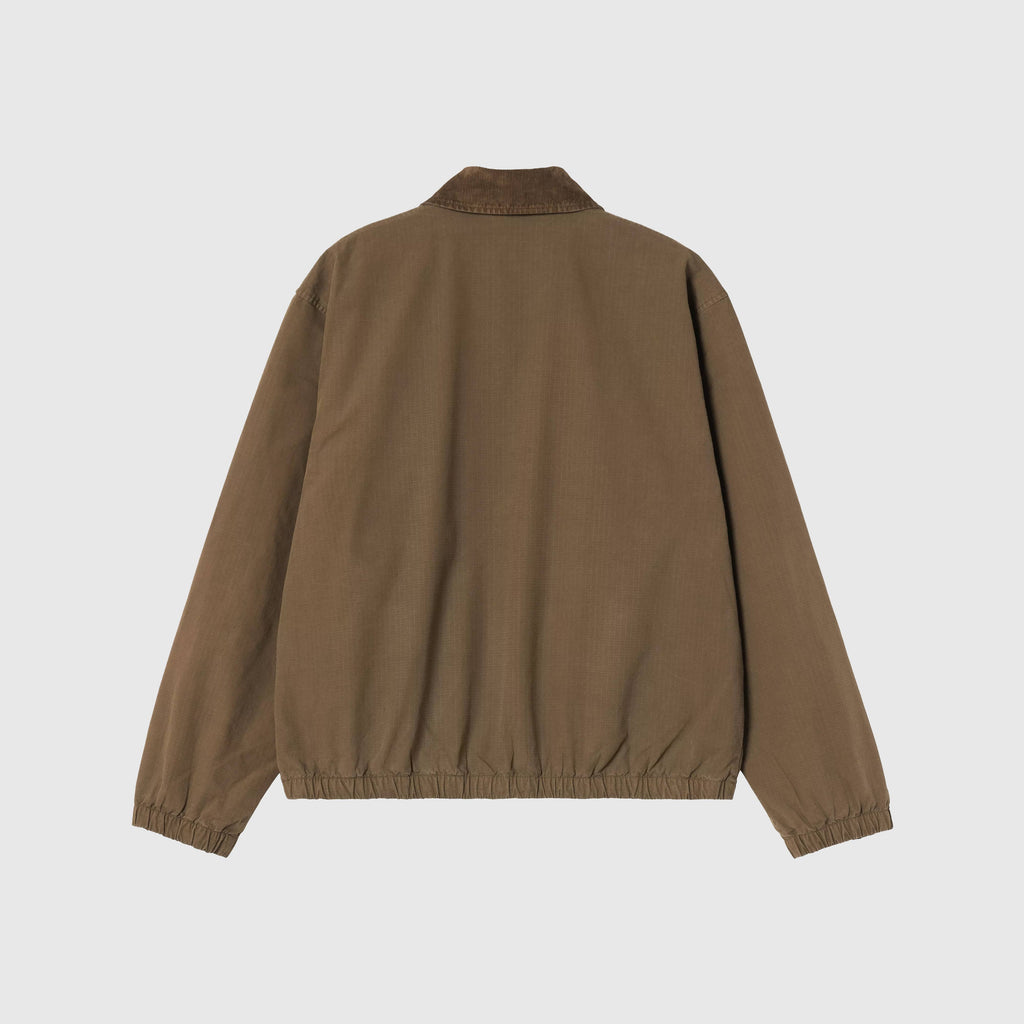 Carhartt WIP Madison Ripstop Jacket - Dark Beech / Black Garment Dyed - Back