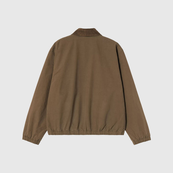 Carhartt WIP Madison Ripstop Jacket - Dark Beech / Black Garment Dyed - Back
