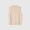 Carhartt WIP Madison Vest Sweat - Fleur De Sel / Black - Back